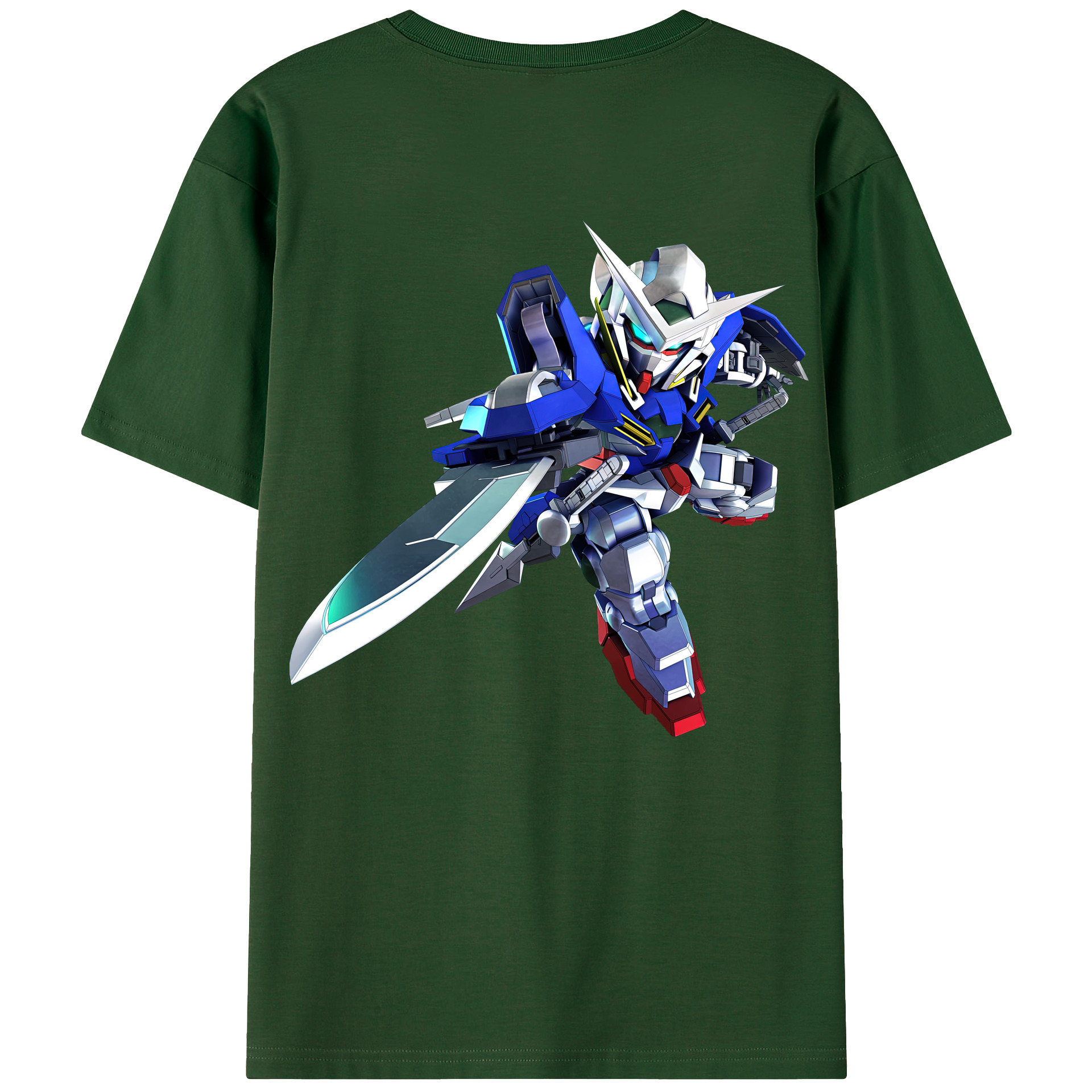 （画像用） 機動戦士ガンダム Mobile Suit Gundam 綿100％半袖Tシャツ（背面プリント）